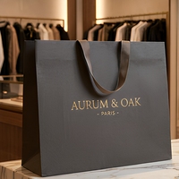 Sacs en papier réutilisables Ching TA avec votre propre logo, impression couleur Pantone et revêtement UV pour sacs de shopping haut de gamme