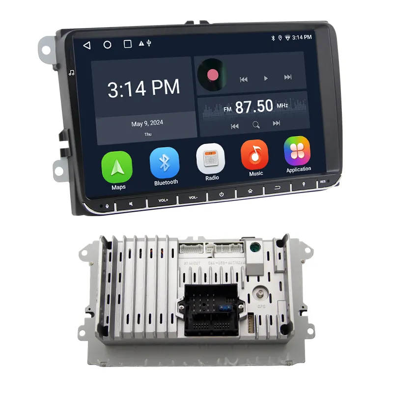 Autoradio Android 2 DIN autoradio modello DSP GPS Stereo Video per Volkswagen 2 + 32G lettore DVD auto POLO/VW/Tiguan/Passat