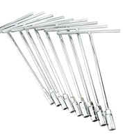 Kunci Soket T-Handle Alat Perbaikan Otomotif Kunci Hexagonal T-Handle Metrik 619 mm Kunci Soket Hex Tipe-T 45 # baja