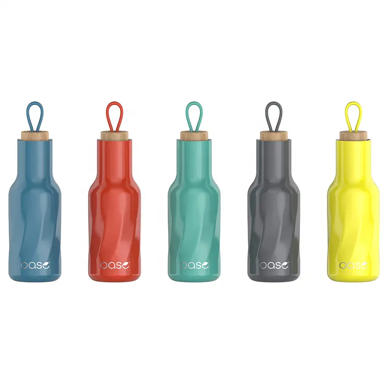 18 אונקיות עיצוב קלאסי מפלדת אל חלד בקבוק מים דופן כפולה ואקום אטום עם גוף טוויסט לנסיעות בחוץ