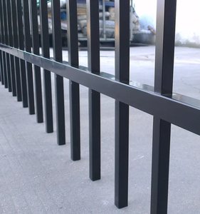 Kelai hàng rào bán buôn dễ dàng lắp ráp Châu Âu kim loại thép palisade hàng rào giá thanh hàng đầu hàng rào thép - Product Image 3