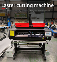 Machine de découpe laser CO2 Ledio 50W, haute productivité, traceur de vinyle, refroidissement par eau, contrôleur A3S, précision pour le plastique