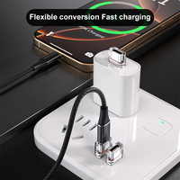 Adaptador Justlink USB a Tipo C, USB 2.0 OTG 480Mbps, Carga Rápida, Convertidor Hembra Tipo C para Laptop, PC, Teléfono, Tablet