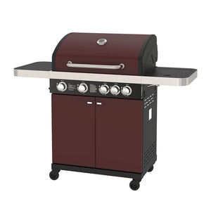 Style d'armoire de gril de BBQ de gaz propane de brûleur rouge de haute qualité 4 + 1 pour le <span class=keywords><strong>barbecue</strong></span> extérieur de maison - Product Image 1