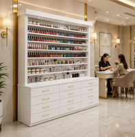 Meubles de salon de manucure sur mesure, présentoir à vernis à ongles