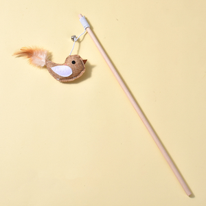 Bâton de chat en bois de lin comme un dessin animé avec sisal et matériau métallique 7DOMAINS 7DSDT-PETTOY03 - Product Image 4