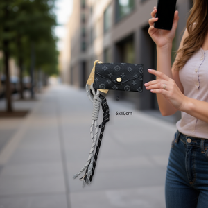 Borsa a tracolla 6x10 cm con cordino e portachiavi per cellulare - Product Image 3