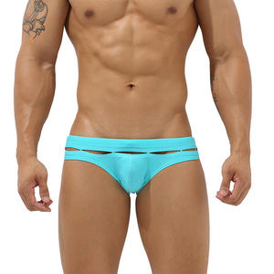 Sous-vêtements pour hommes OEM sexy à taille basse en nylon, slips et bikinis respirants en tissu tricoté pour adultes <span class=keywords><strong>gays</strong></span> - Product Image 5