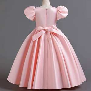 Vestidos Largos de Fiesta de Encaje con Pétalos para Niñas, Primera Comunión, Bodas, Eventos - Product Image 6