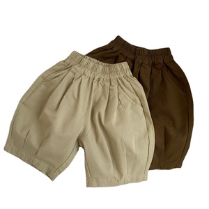 Vêtements de travail décontractés en coton sergé pour enfants, shorts et pantalons longs pour garçons - Product Image 1