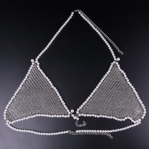 Sujetador Metálico de Diseño Único QKKQ, Lencería Sexy, Ropa Interior Femenina, Lencería Metálica de Malla, Juguetes Sexuales para Parejas, Sujetador Erótico para Mujer - Product Image 5