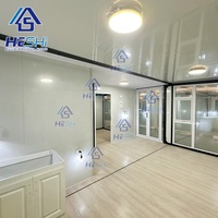 Maison préfabriquée moderne personnalisée en conteneur extensible de 20 pieds ou 40 pieds, maison préfabriquée en acier léger, 2, 4 ou 5 chambres, type Granny Flat