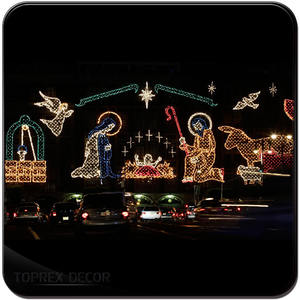 Décorations de noël en gros, ensembles de nativité éclairés - Product Image 6