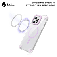 Étui de téléphone ATB pour iPhone 14 Pro, plusieurs couleurs, antichoc, magnétique, étui de charge pour iPhone 15 Pro Max