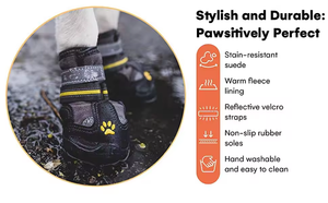 Zapatos Duraderos <span class=keywords><strong>para</strong></span> Perros <span class=keywords><strong>para</strong></span> Exteriores, Protección <span class=keywords><strong>para</strong></span> las Patas, Botas Impermeables <span class=keywords><strong>para</strong></span> Perros Grandes y Medianos - Product Image 4