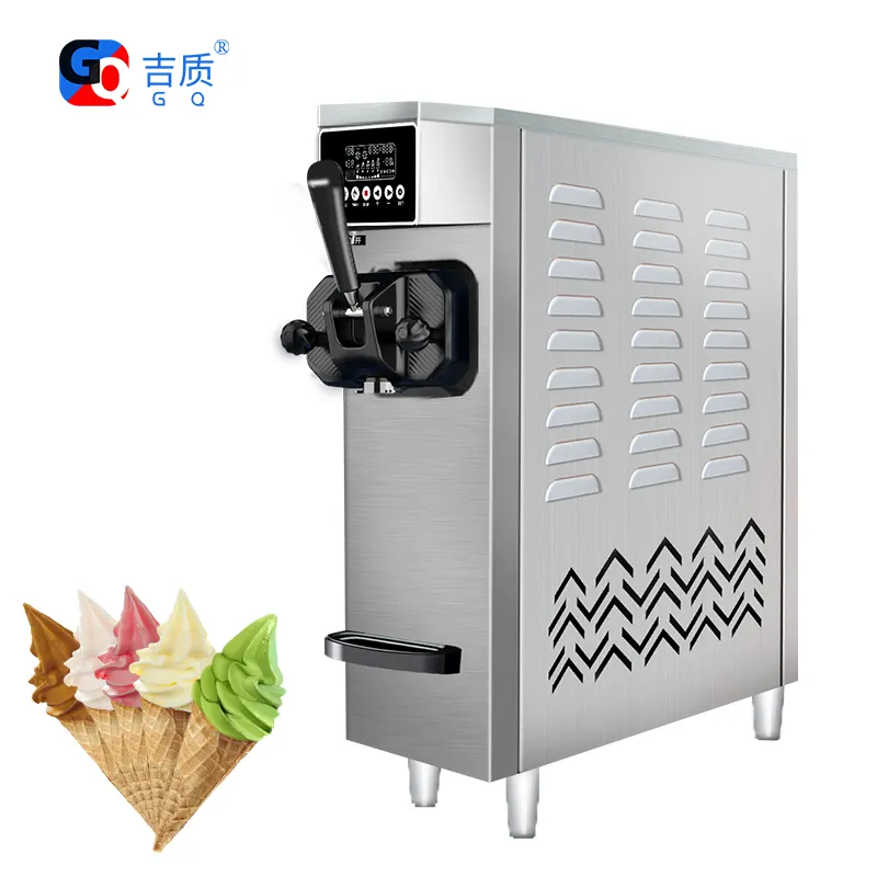 KLS-S12G GQ commercial maison machine à crème glacée molle trois saveurs machine à crème glacée à tête unique