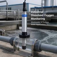 Sensor Oksigen Terlarut Digital JECA-FDO Elektroda DO Fluorescence Quenching 0-20 Mg/L IP68 RS485 Modbus RTU 0~60 Air