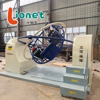 Manège commercial 3D Space Ring : équipement d'amusement rotatif pour aires de jeux, foires et événements extérieurs