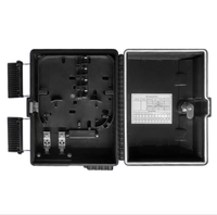 Caja Terminal FTTH de 8 Núcleos y 2 Entradas/8 Salidas, Caja de Distribución de Fibra Óptica para Exteriores ODP, Caja Divisora de Fibra Óptica FDB