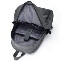 Grand sac à dos pour ordinateur portable avec chargeur USB, sac à dos intelligent avec port USB, sac à dos pour étudiants, 15 à 17 pouces