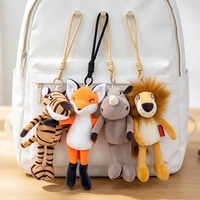 Vente en gros de jouets en peluche d'animaux de la forêt, poupées d'animaux de la savane, éléphant en peluche, singe, tigre, lion, girafe