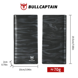 BULLCAPTAIN Custom European Fashion Business Lattice Bifold Slim <b>Long</b> RFID Blocking <b>Wallet</b> Card Holder Money Purse - Product Image 5