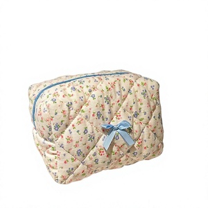 Bolsa de cosméticos portátil de malla con cremallera, organizador de maquillaje cilíndrico, bolsa de viaje transpirable para pinceles, para mujer - Product Image 1