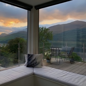 Tùy chỉnh cửa sổ kính cường lực giá rẻ hình ảnh lớn Cửa Sổ Màu đen cửa sổ toàn cảnh sàn đến trần cửa sổ cố định để bán - Product Image 3