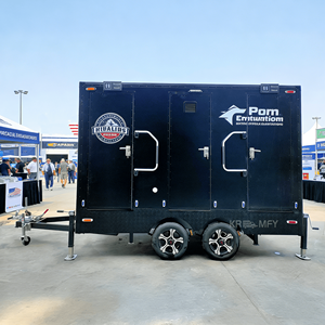 Desert Expedition Mobile Bathroom Trailer Oasis Sanitation With Cooling System For Extreme Heat Outdoor Survival <b>Camp</b> - Product Image 4