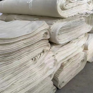 großhandel von punkt weiß beige stoff baumwolle polyester graffiti leinwand kleidung vertikaler schnitt gefärbter stoffstoff - Product Image 4