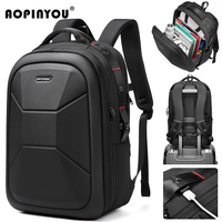 Sac à dos professionnel léger et extensible AOPINYOU pour homme, avec compartiment pour ordinateur portable 15 pouces et port de chargement USB