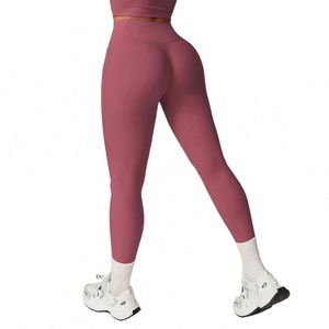 Leggings de Yoga de Cintura Alta con Logotipo Personalizado, Ropa Deportiva para <span class=keywords><strong>Mujer</strong></span>, Ropa de Gimnasio, Ropa Informal para el Día a Día, <span class=keywords><strong>Pantalones</strong></span> Elásticos para Entrenamiento - Product Image 5