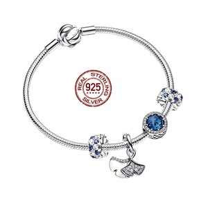 SEABUTY Bracelet En Argent 925 Pour Femme, Boîte Cubique, Bracelets