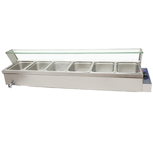 Bagnomaria Commerciale da Banco in Acciaio Inox per Ristorante con 3 Vasche GN1/1 - Product Image 3