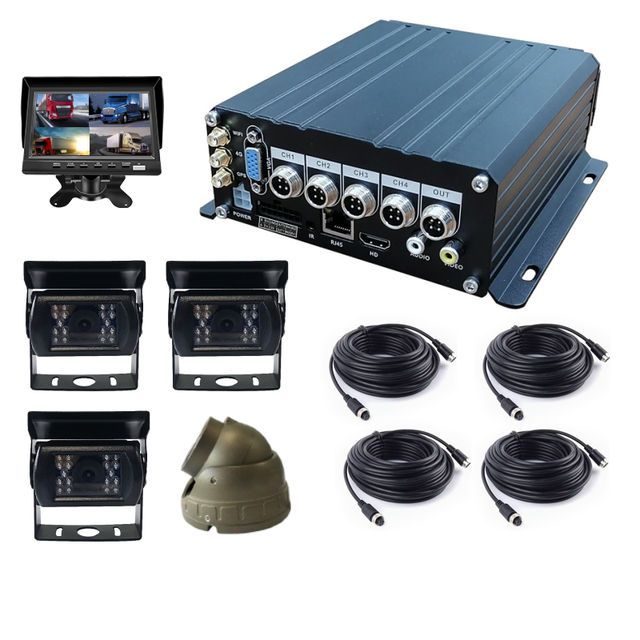 SeemeTech WIFI GPS 4G CCTV 4CH Mobile VCR Kit Full HD 1080p Video Recorder with AI Adas 1 Year Warranty for Cars/Truck DVR