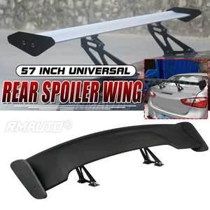 Aileron de coffre arrière universel style GT noir mat pour Benz, Mustang, Subaru, Honda - Product Image 1