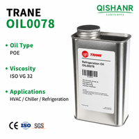 Huile de compresseur Trane OIL0078 POE 3,79L ISO VG32 Huile de réfrigération à base d'esters de polyol authentique pour la réfrigération industrielle Guangdong