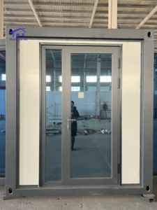 Maison conteneur contemporaine 20 pieds 40 pieds Installation facile Double aile extensible préfabriquée avec salon en acier - Product Image 5