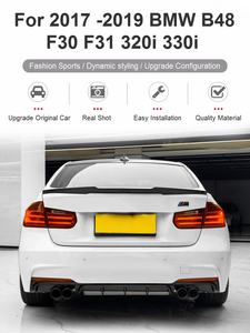 Tubo de escape de coche para <span class=keywords><strong>BMW</strong></span> F30 31 32 34 <span class=keywords><strong>36</strong></span> 316i 318i 320i 325i <span class=keywords><strong>328</strong></span> 330i 428i fibra de carbono inoxidable M AK MT MP Punta de silenciador de escape - Product Image 4