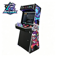 Machine de jeu d'arcade de tir à pistolets lumineux pour 4 joueurs, borne d'arcade verticale à monnayeur, 10000 jeux en 1, pour centre de jeux et parc d'attractions