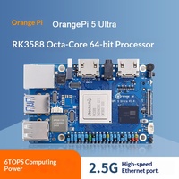 Carte de développement Orange Pi 5 Ultra, processeur Rockchip RK3588 à huit cœurs, mémoire LPDDR5, prise en charge d'Android, réseau 2.5G, carte open source