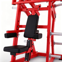 Presse dorsale inclinée isolalette robuste pour entraînement de la poitrine BH1004 – Machine de musculation commerciale réglable, dimensions totales 1500