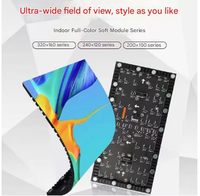 VORTEX Módulo de Pantalla LED Curva Flexible Premium de Tamaño Personalizado, CMS Basado en la Nube, FOTA, HDR 1000 1080P para Interiores, Legible Bajo la Luz Solar
