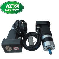 Moteur de semoir haute efficacité pour tracteur DC12V 24V 63RPM 50W IP65 12A 40mm à bride, compatible avec les machines agricoles multi-rangs