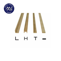Barre en laiton Hpb59-1 Taille personnalisée Barre d'angle en L en laiton