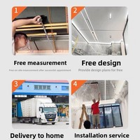 Plafond en panneaux alvéolaires personnalisés pour toute la maison, design universel en alliage d'aluminium intégré