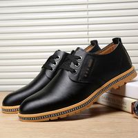 Gummisohle Schwarz Braun Herren Anzugschuhe Echtes Rindsleder Oxford Business Casual Schuhe für Männer