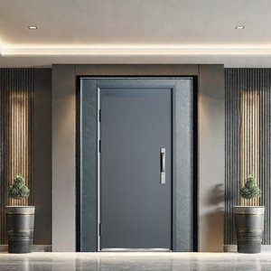 Yeni tasarım amerikan Villa iç kapı giriş ofis güvenli oda güvenlik giriş Metal soğuk haddeleme çelik kapılar - Product Image 3