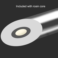 Alambre de soldadura con núcleo de resina 100g Sn63Pb37 Estaño 63/37 0.8mm de diámetro con fundente CO2 para OEM/ODM personalizable
