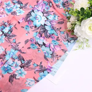 Women's Anti-mosquito Comfortable Breathable Micro Permeable Printed Pearl Chiffon Dress Fabric